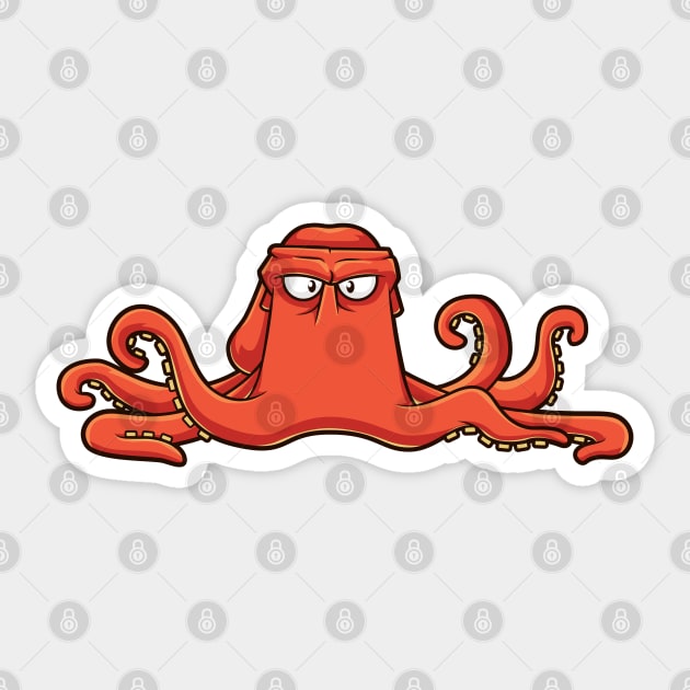 HANK the Sectopus Sticker by janlangpoako